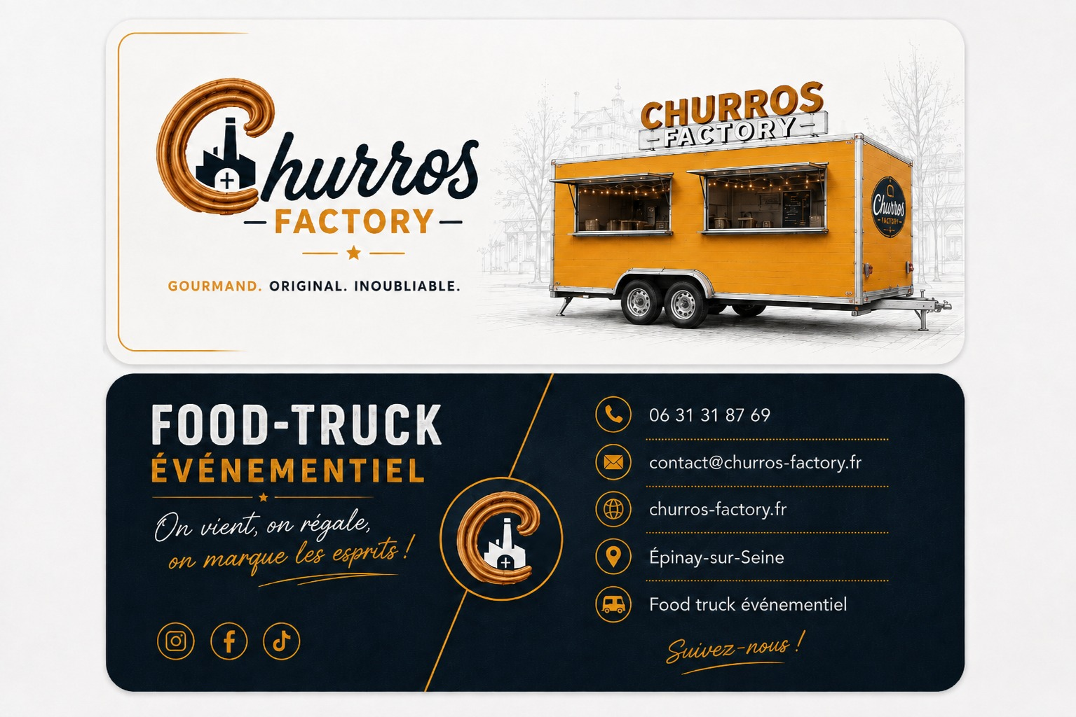 Carte de visite Churros Factory